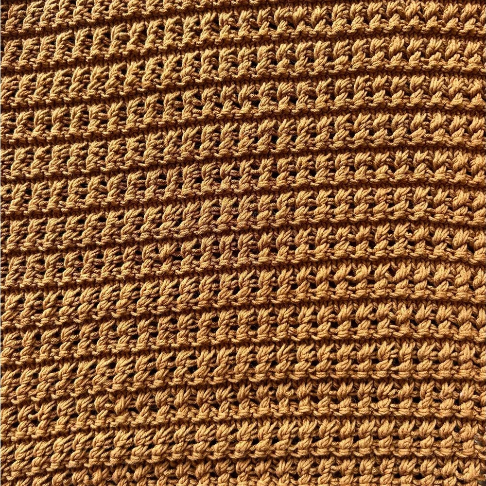 Madewell Rust Knit Sleeveless Racer Back Tank Top Sweater Size Small - Picture 3 of 6
